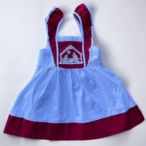 lil cactus nativity dress - size 6-12 Months